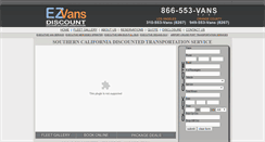 Desktop Screenshot of ezvans.com